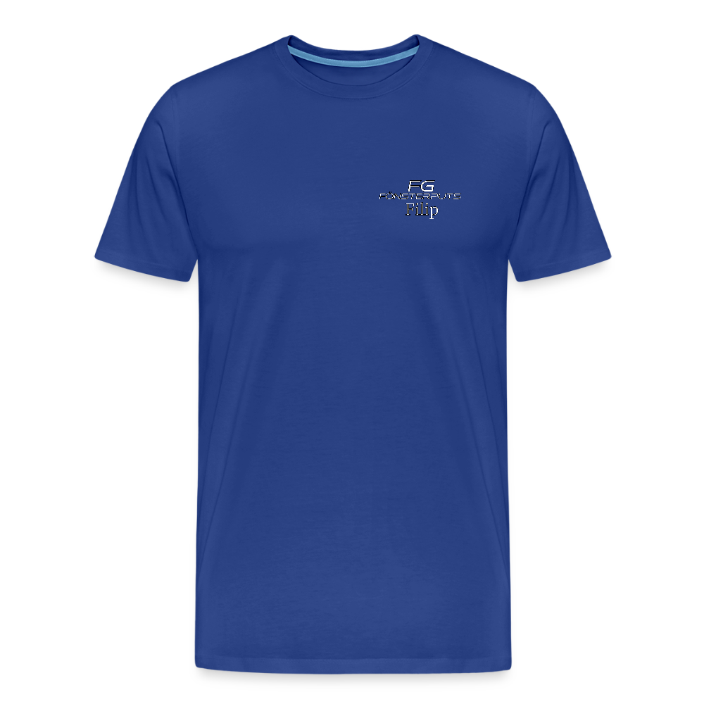 FG fönsterputs - Premium-T-shirt herr - kungsblå