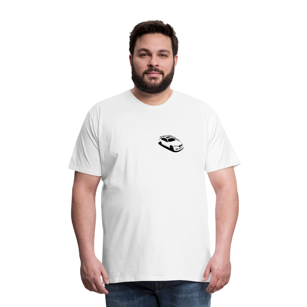 Turbo everything - Premium-T-shirt - vit