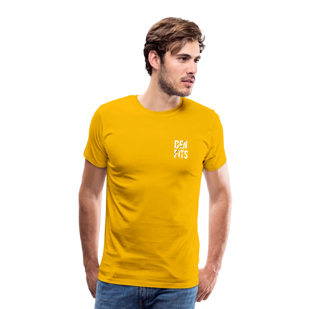 Denfits classic - Premium-T-shirt herr - solgul