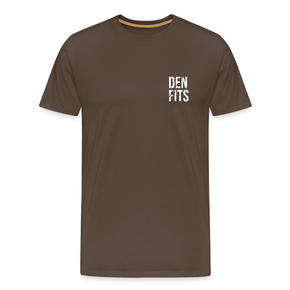 Denfits classic - Premium-T-shirt herr - ädelbrun