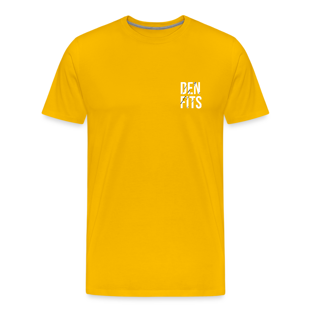 Denfits classic - Premium-T-shirt herr - solgul