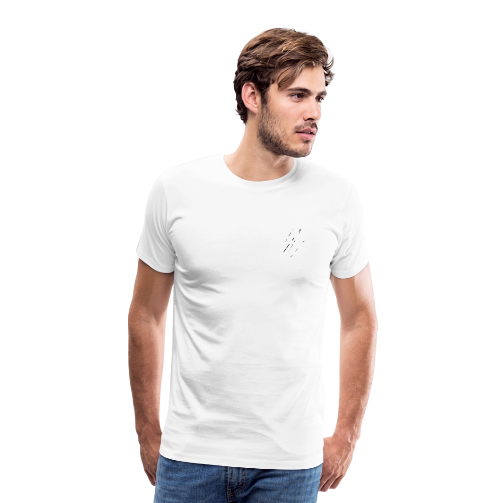 Denfits classic - Premium-T-shirt herr - vit