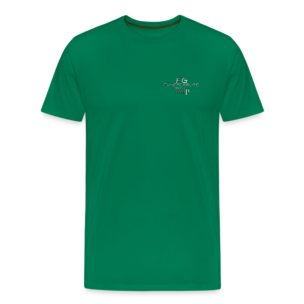 FG fönsterputs - Premium-T-shirt herr - kellygrön
