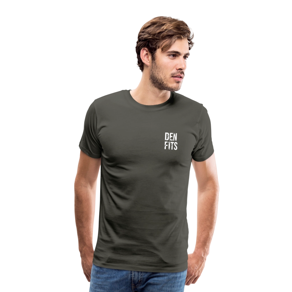 Denfits classic - Premium-T-shirt herr - asfalt