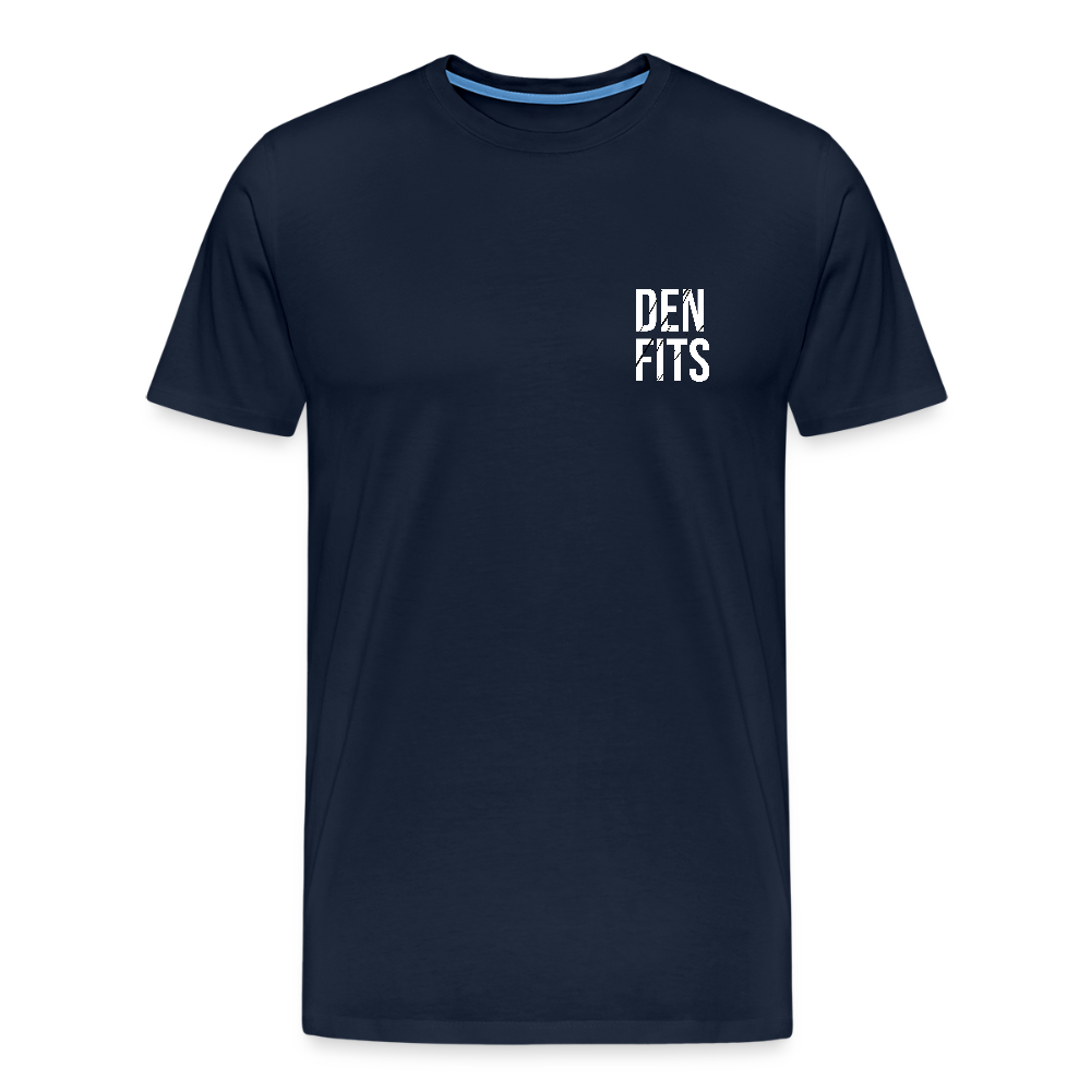 Denfits classic - Premium-T-shirt herr - marinblå