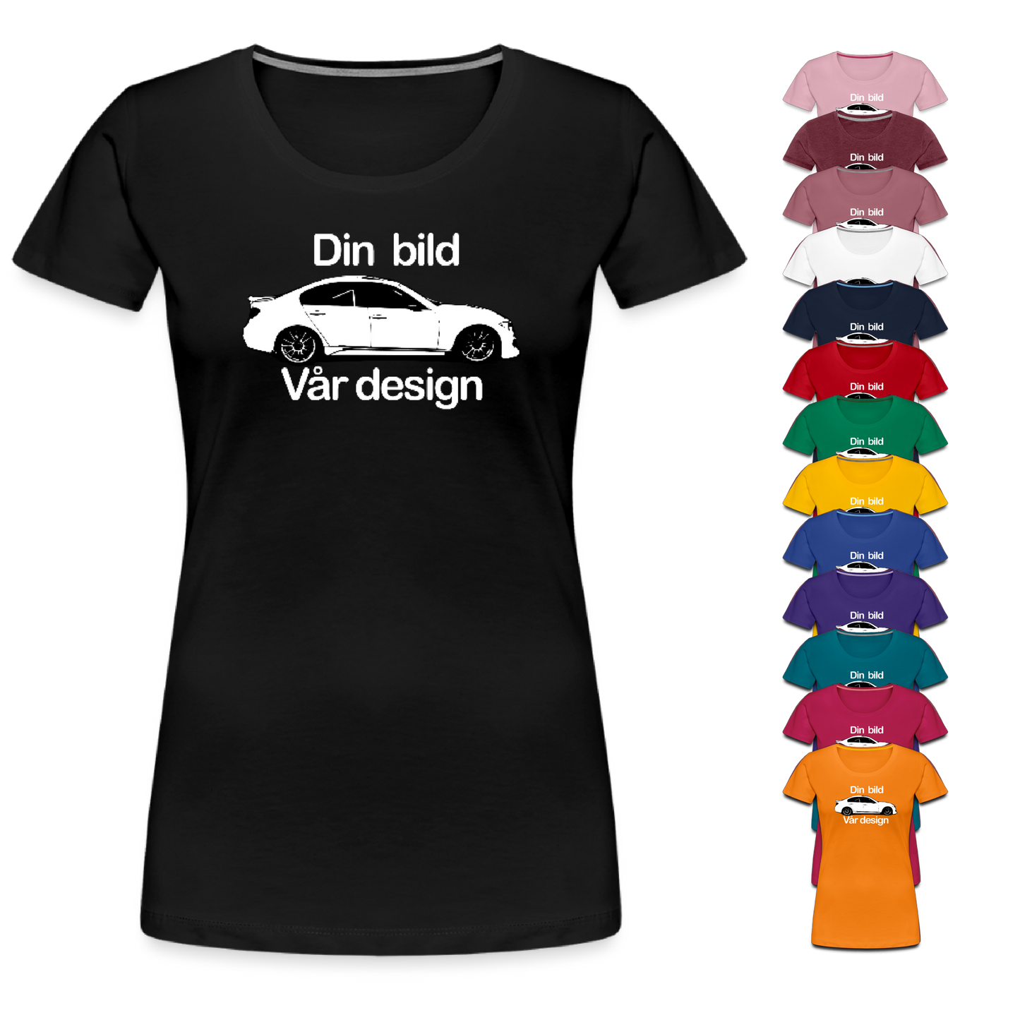 Din - Premium-T-shirt dam