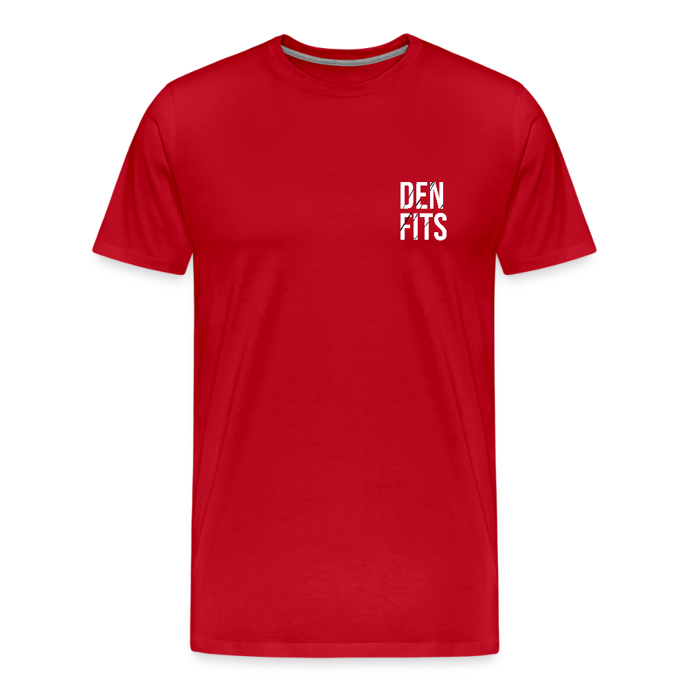 Denfits classic - Premium-T-shirt herr - röd