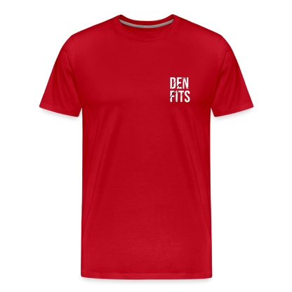 Denfits classic - Premium-T-shirt herr - röd
