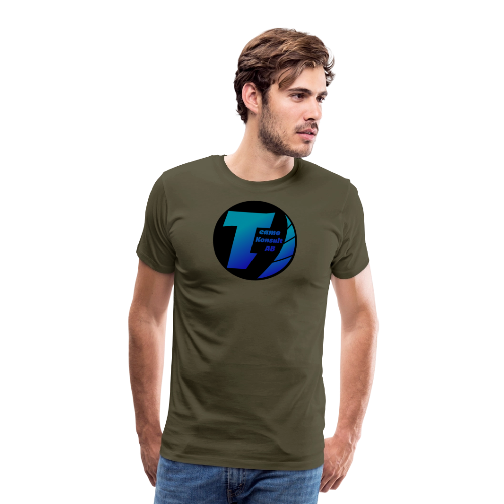 Teamo | Premium-T-shirt herr - khaki