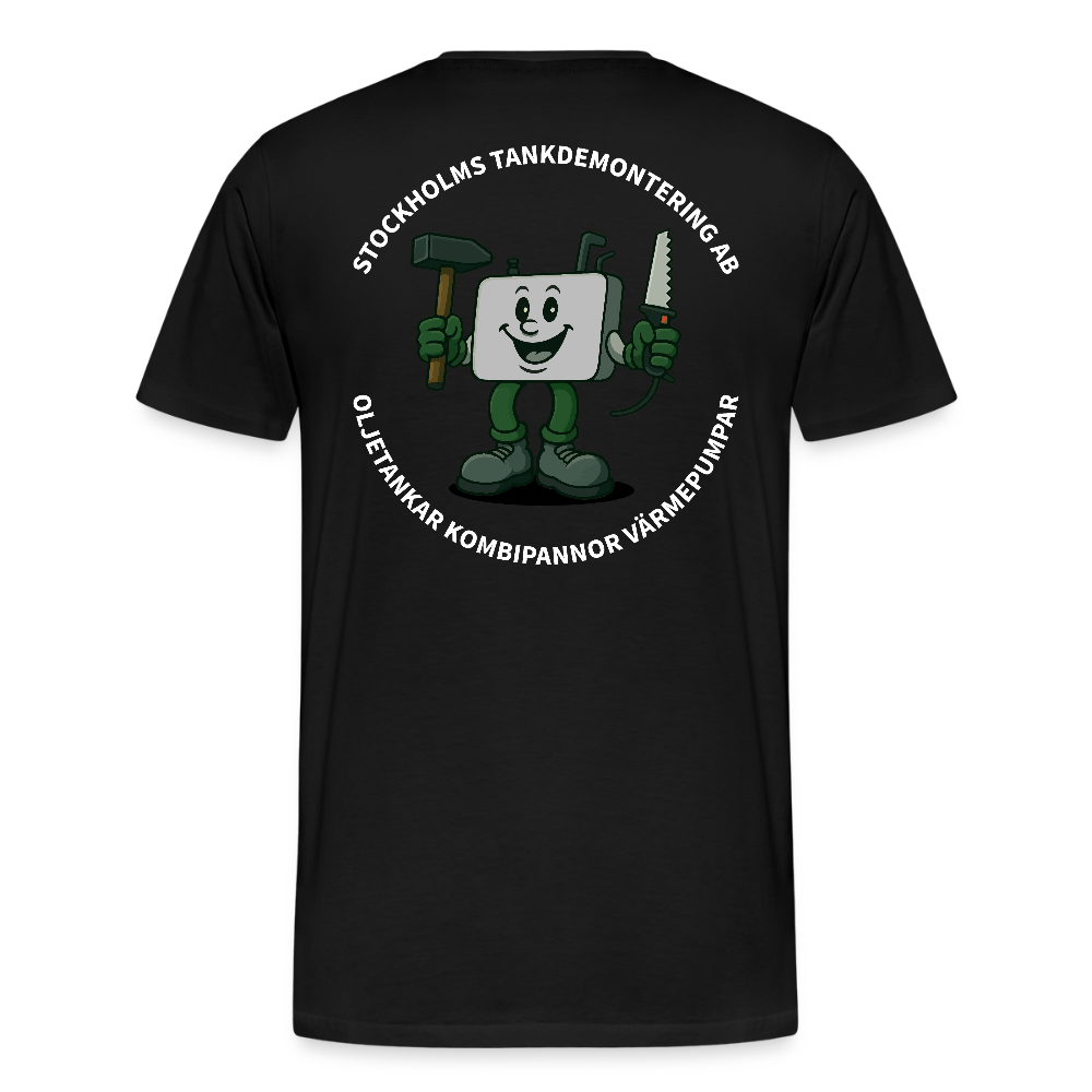 Stockholms Tankdemontering - Premium-T-shirt - svart