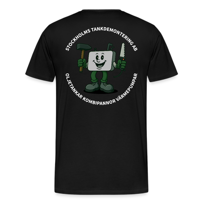 Stockholms Tankdemontering - Premium-T-shirt - svart