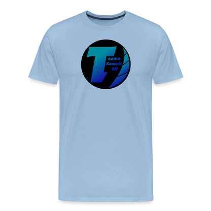 Teamo | Premium-T-shirt herr - himmelsblå