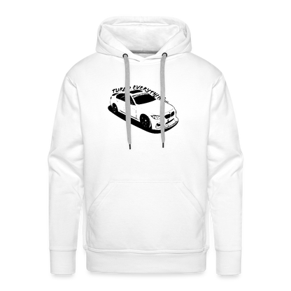 Turbo everything - Premiumluvtröja - vit