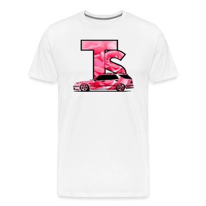 TS - Premium-T-shirt herr - vit