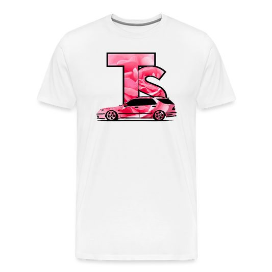 TS - Premium-T-shirt herr - vit