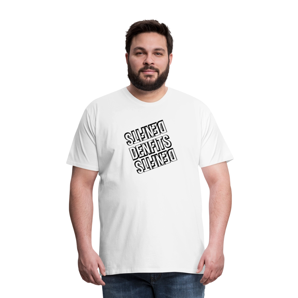 Box - Premium-T-shirt - vit