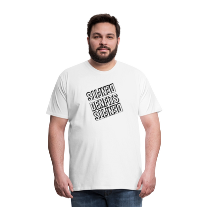 Box - Premium-T-shirt - vit