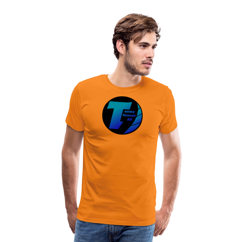 Teamo | Premium-T-shirt herr - orange