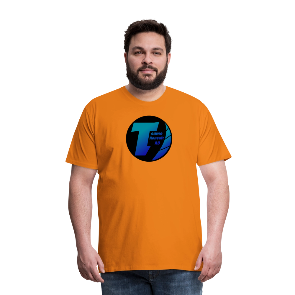 Teamo | Premium-T-shirt herr - orange