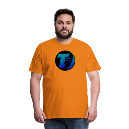 Teamo | Premium-T-shirt herr - orange