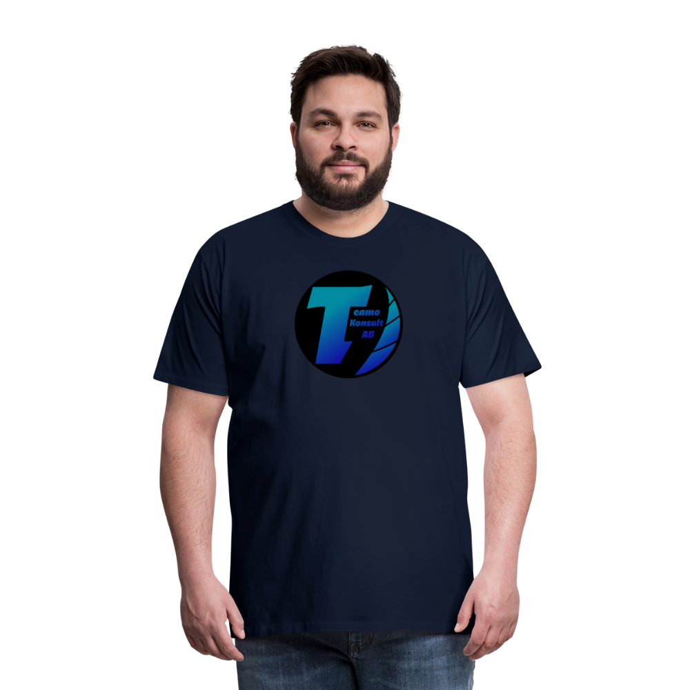 Teamo | Premium-T-shirt herr - marinblå