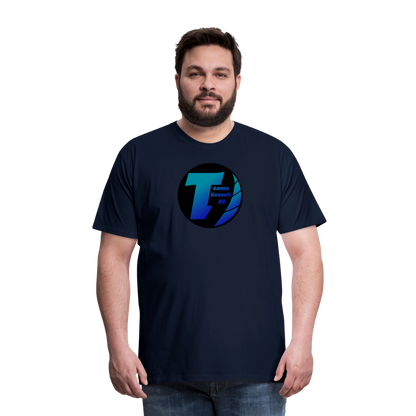 Teamo | Premium-T-shirt herr - marinblå