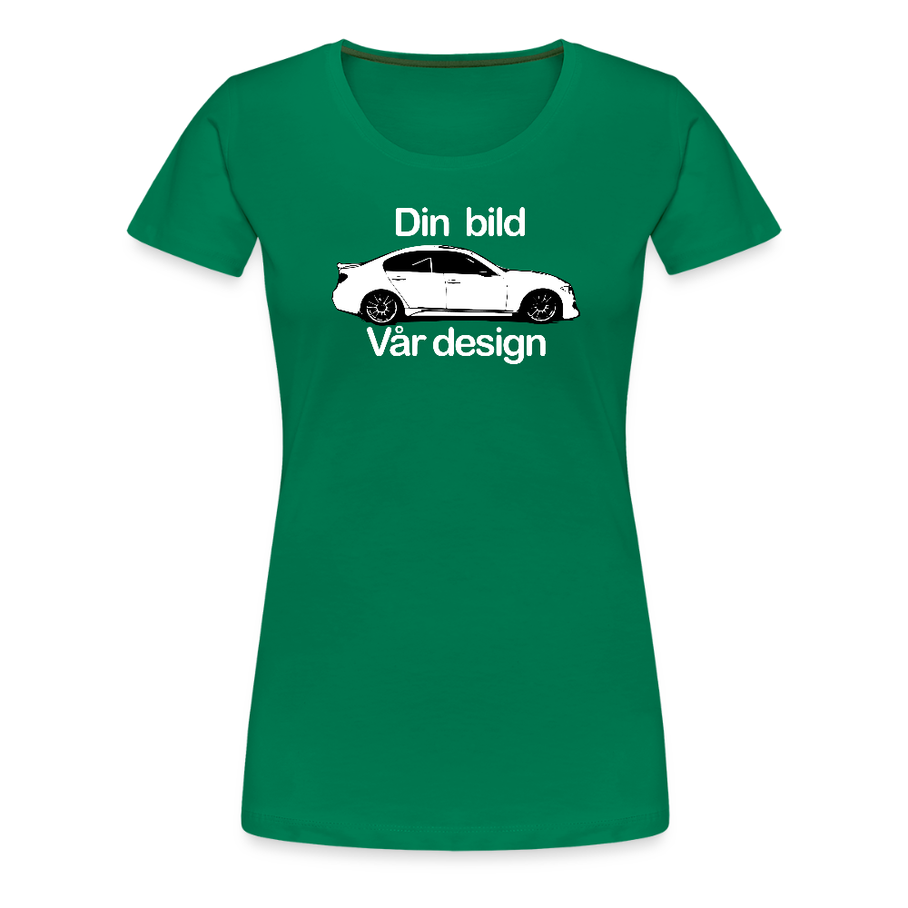 Din - Premium-T-shirt dam - kellygrön