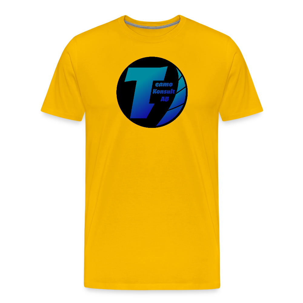 Teamo | Premium-T-shirt herr - solgul