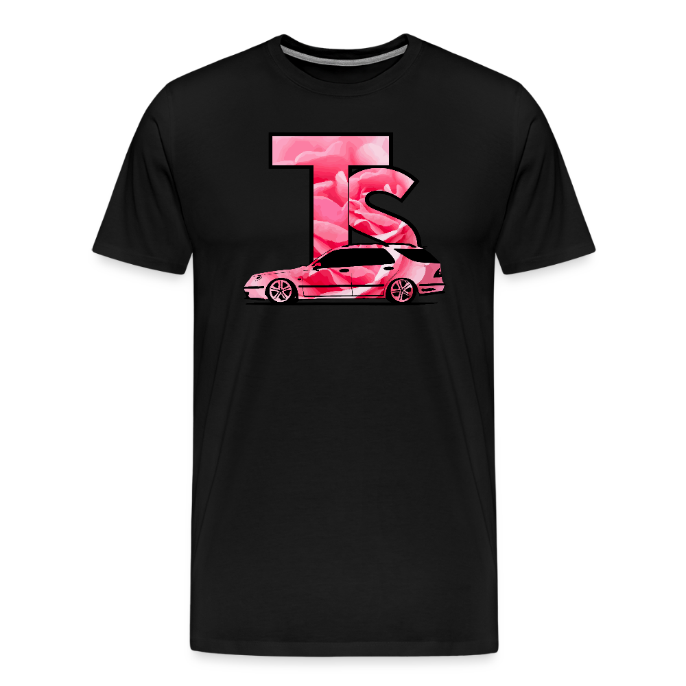 TS - Premium-T-shirt herr - svart