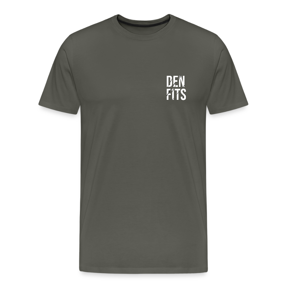 Denfits classic - Premium-T-shirt herr - asfalt