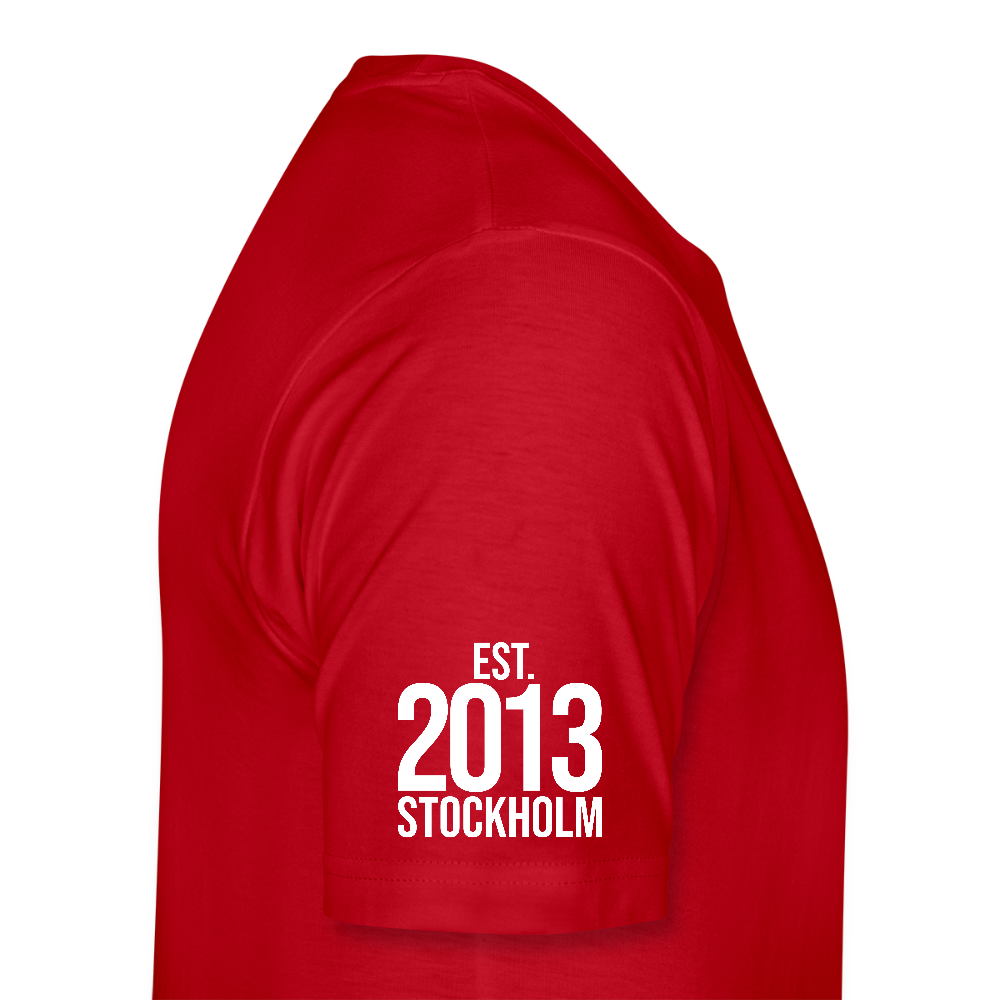Stockholms Tankdemontering - Premium-T-shirt - röd