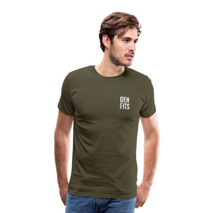 Denfits classic - Premium-T-shirt herr - khaki