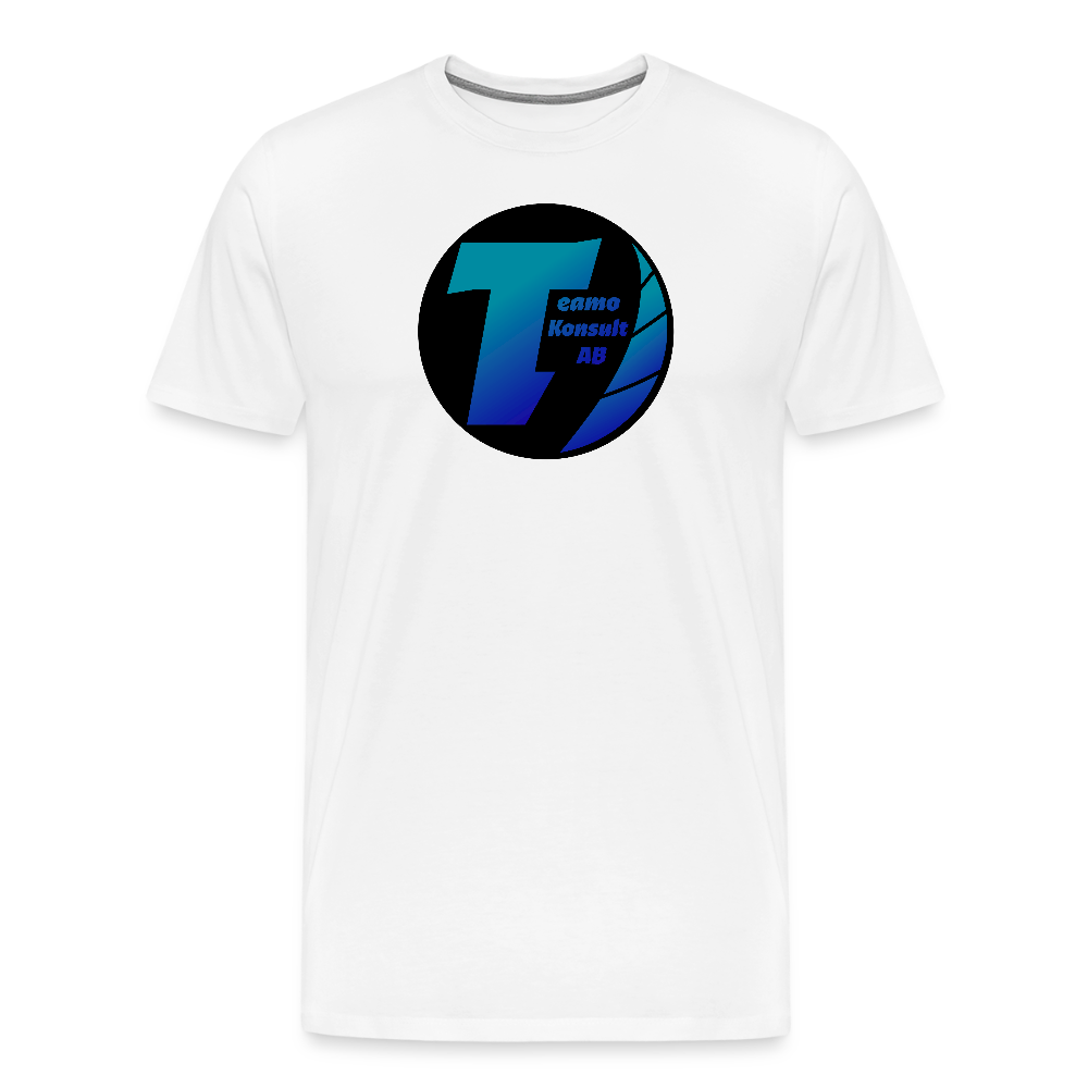 Teamo | Premium-T-shirt herr - vit