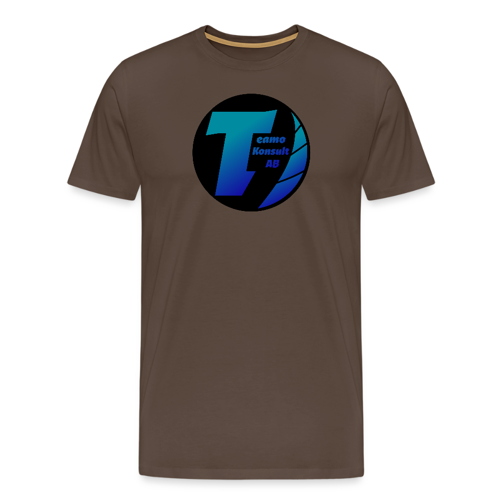 Teamo | Premium-T-shirt herr - ädelbrun