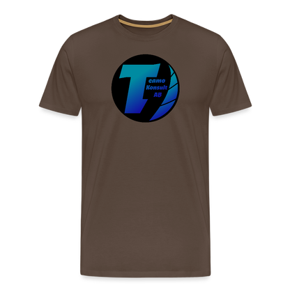 Teamo | Premium-T-shirt herr - ädelbrun