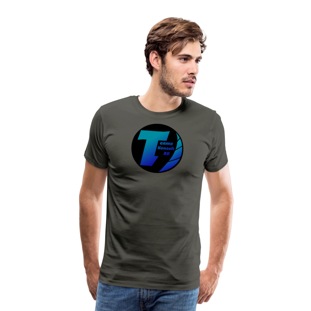 Teamo | Premium-T-shirt herr - asfalt