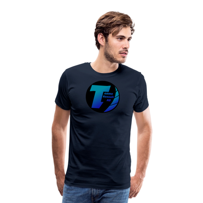 Teamo | Premium-T-shirt herr - marinblå