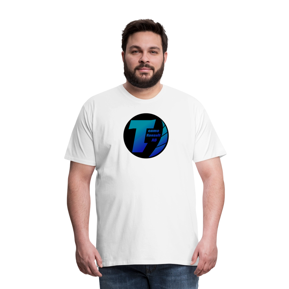Teamo | Premium-T-shirt herr - vit