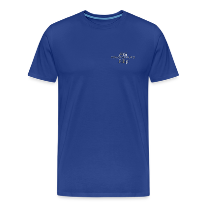 FG fönsterputs - Premium-T-shirt herr - kungsblå