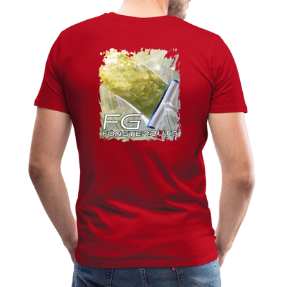 FG fönsterputs - Premium-T-shirt herr - röd