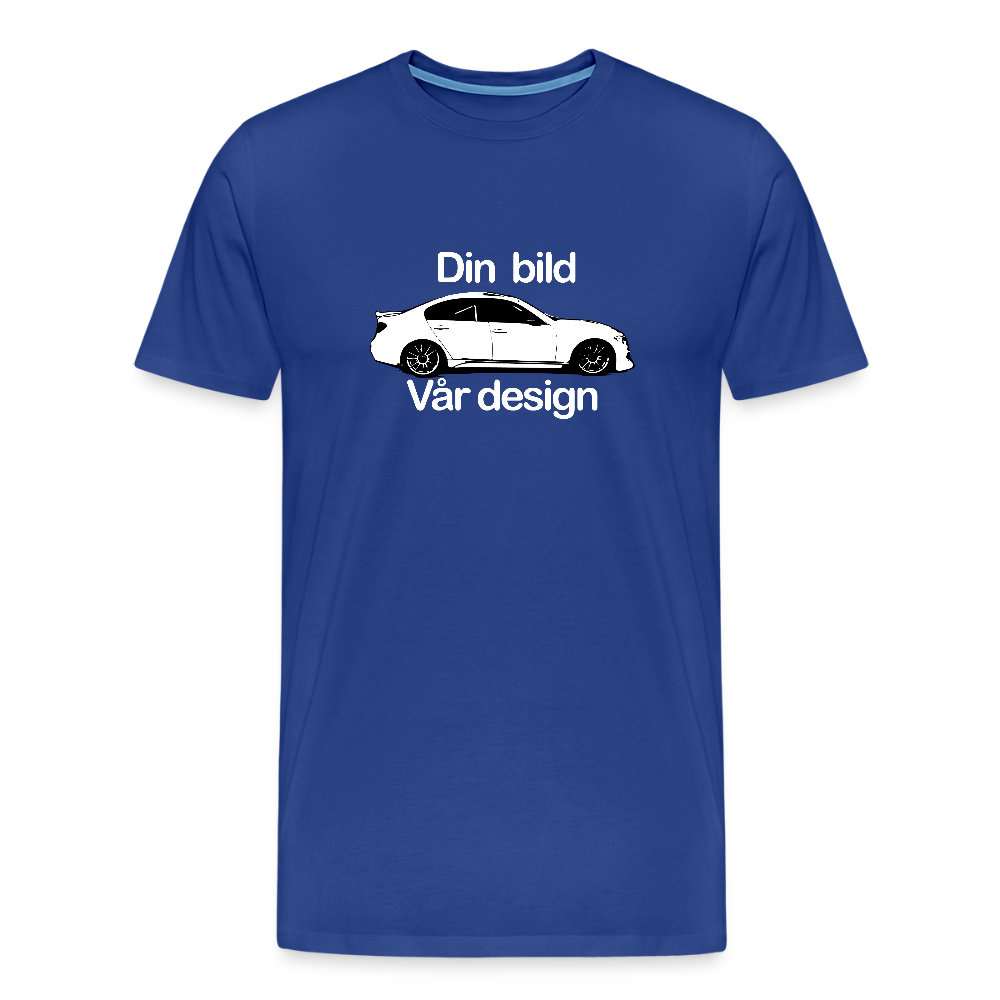 Din - Premium-T-shirt herr - kungsblå