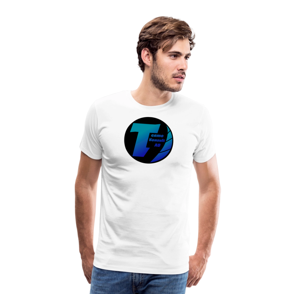 Teamo | Premium-T-shirt herr - vit