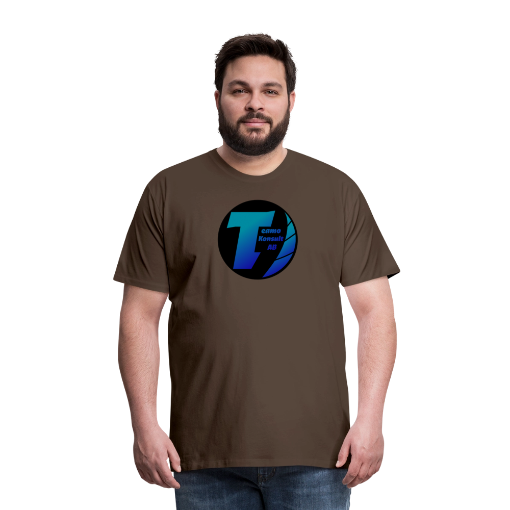 Teamo | Premium-T-shirt herr - ädelbrun