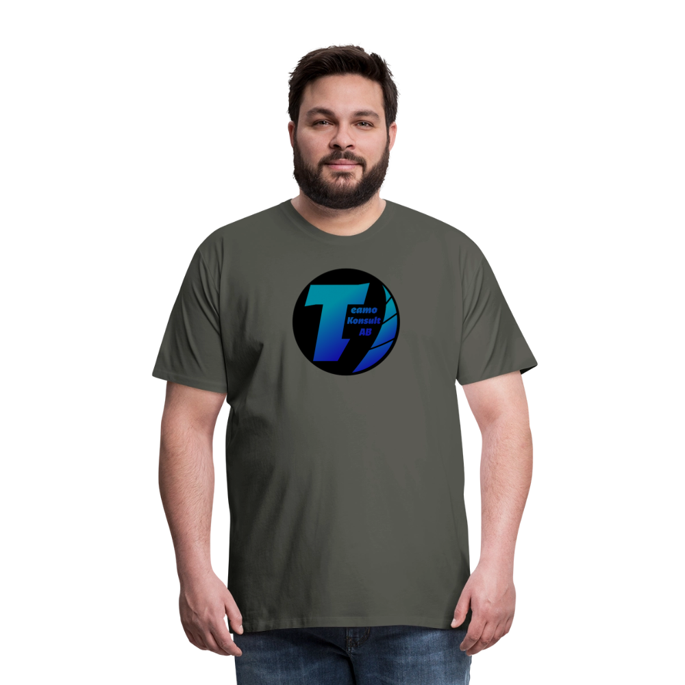 Teamo | Premium-T-shirt herr - asfalt