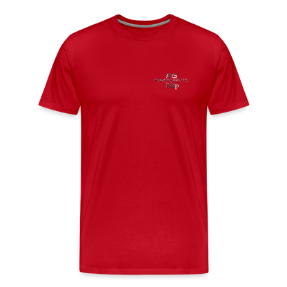 FG fönsterputs - Premium-T-shirt herr - röd