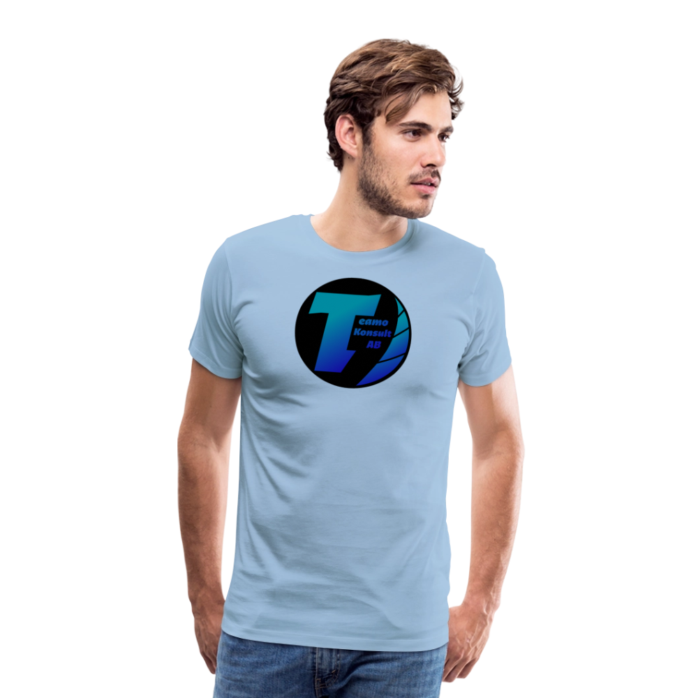 Teamo | Premium-T-shirt herr - himmelsblå