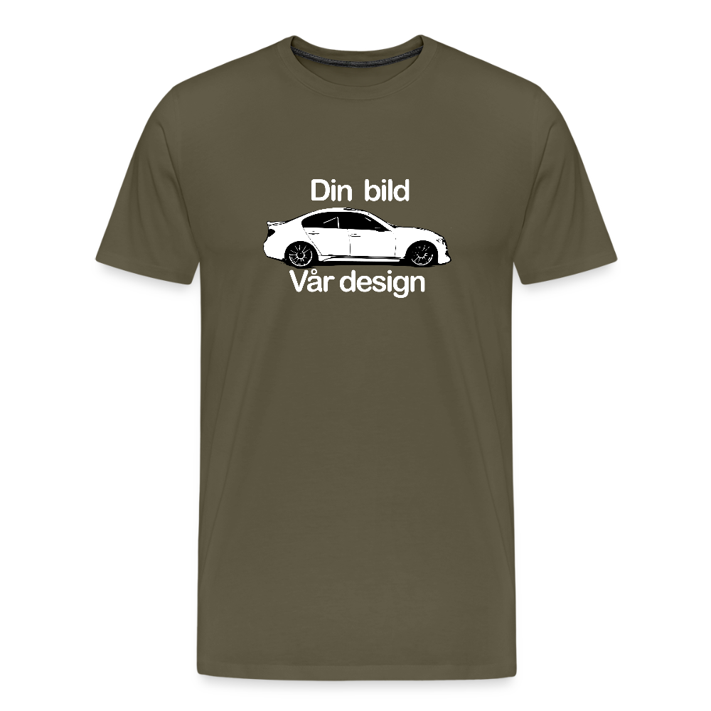Din - Premium-T-shirt herr - khaki