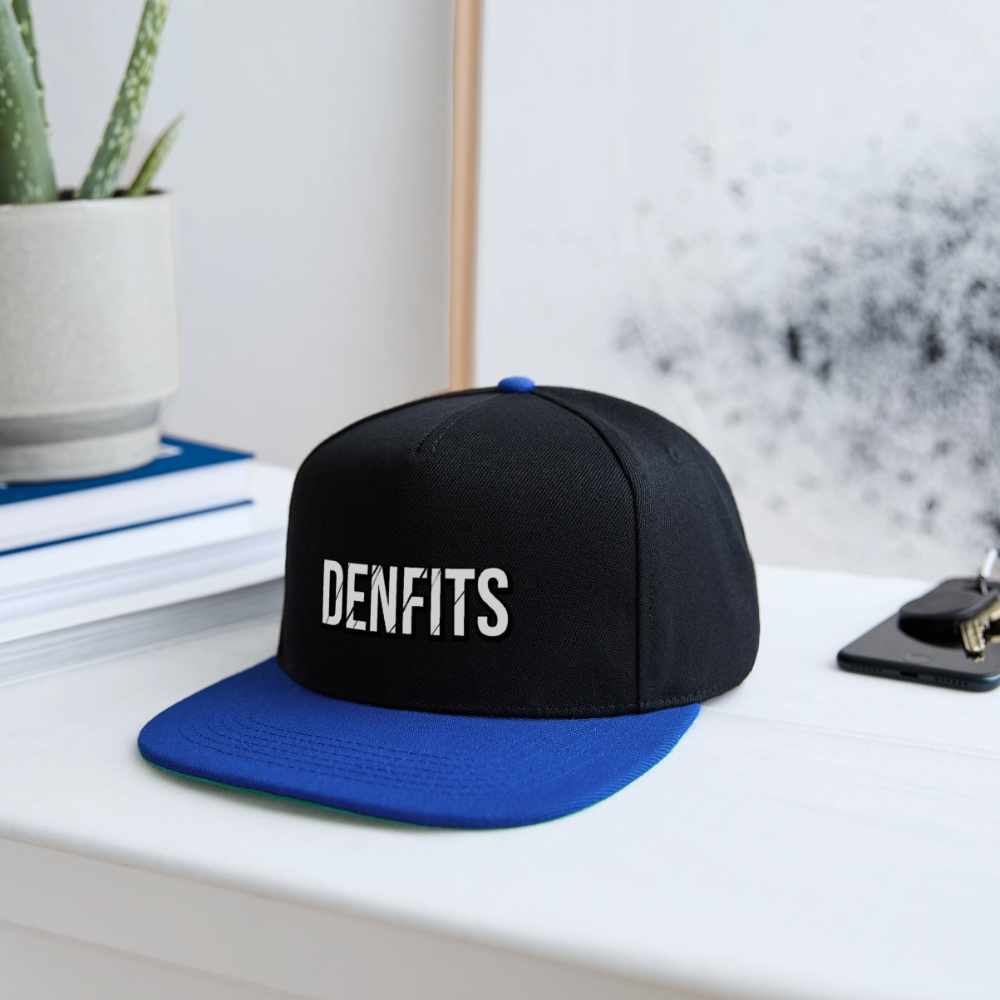 Denfits blk - Snapbackkeps - svart/kungsblå