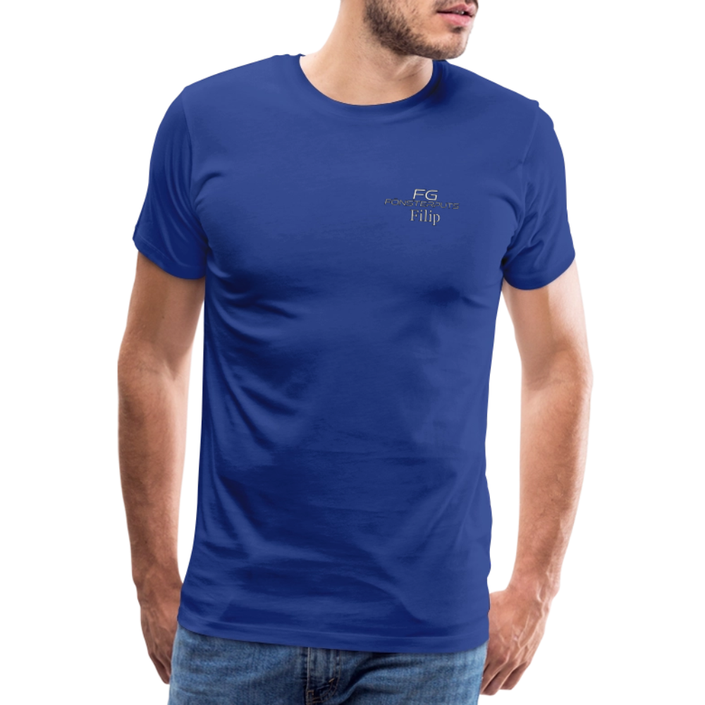 FG fönsterputs - Premium-T-shirt herr - kungsblå