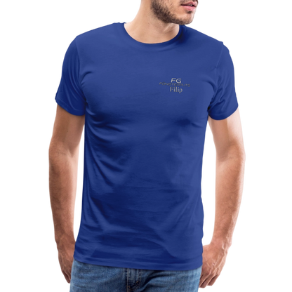 FG fönsterputs - Premium-T-shirt herr - kungsblå